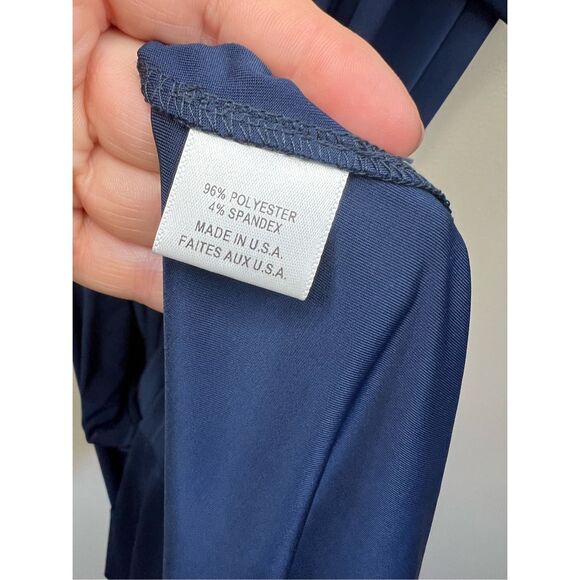 Misa Los Angeles Domino Dress in Navy Blue - Picture 5 of 7